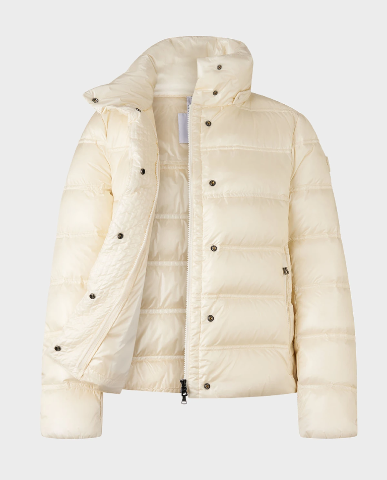 Kremowa kurtka puchowa Leslie - Image #7