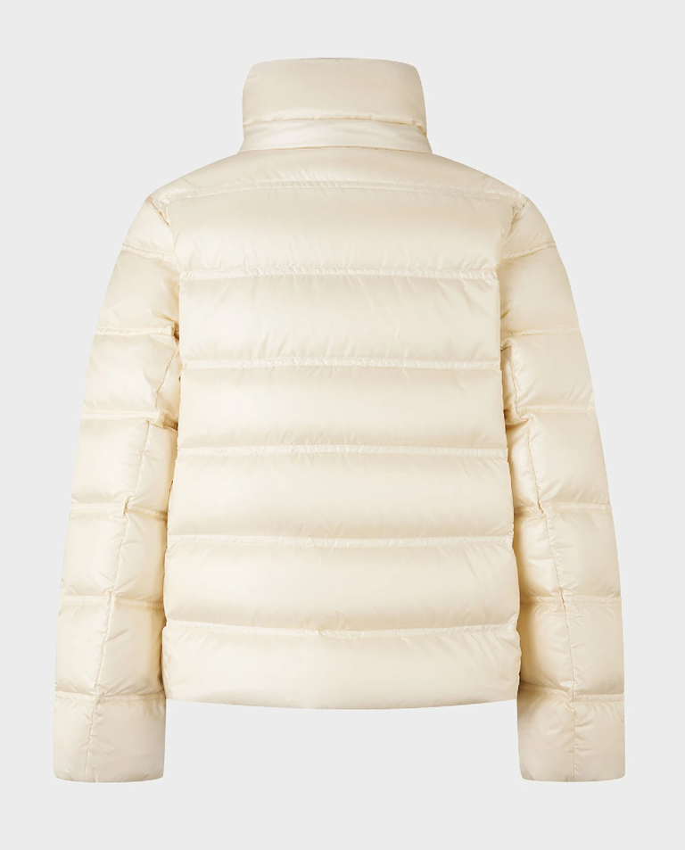 Kremowa kurtka puchowa Leslie - Image #8
