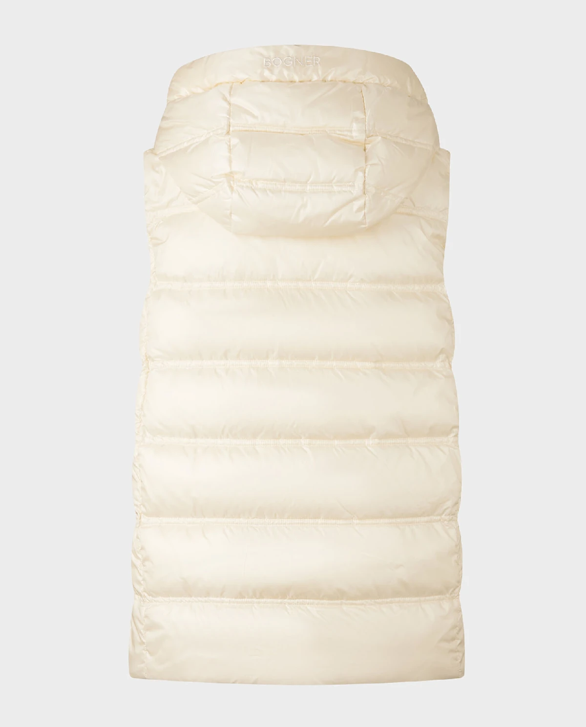 Kremowy puchowy bezrękawnik Liddy - Image #9