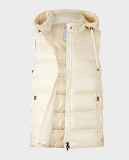 Kremowy puchowy bezrękawnik Liddy - Image #8