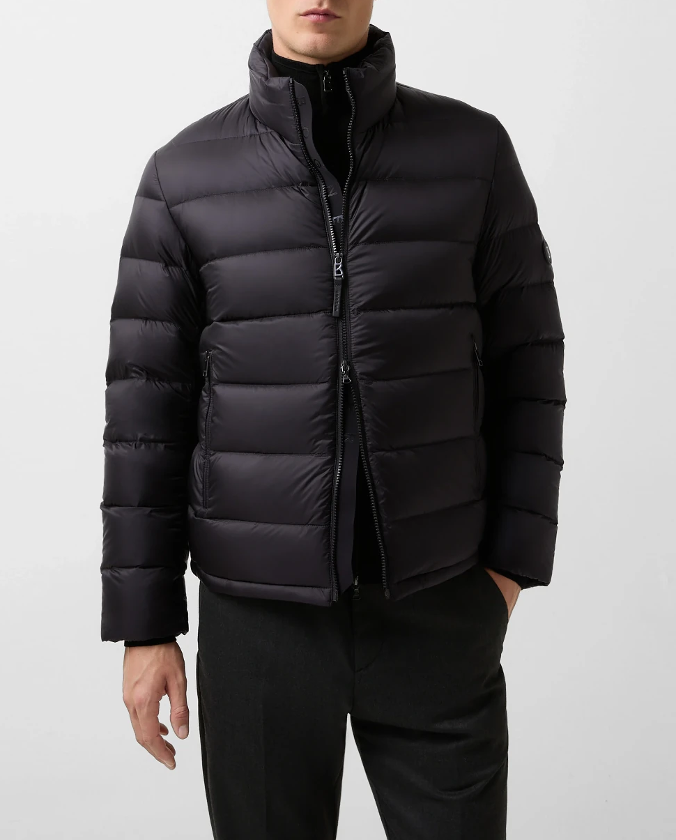 Czarna kurtka puchowa Hugh - Image #0