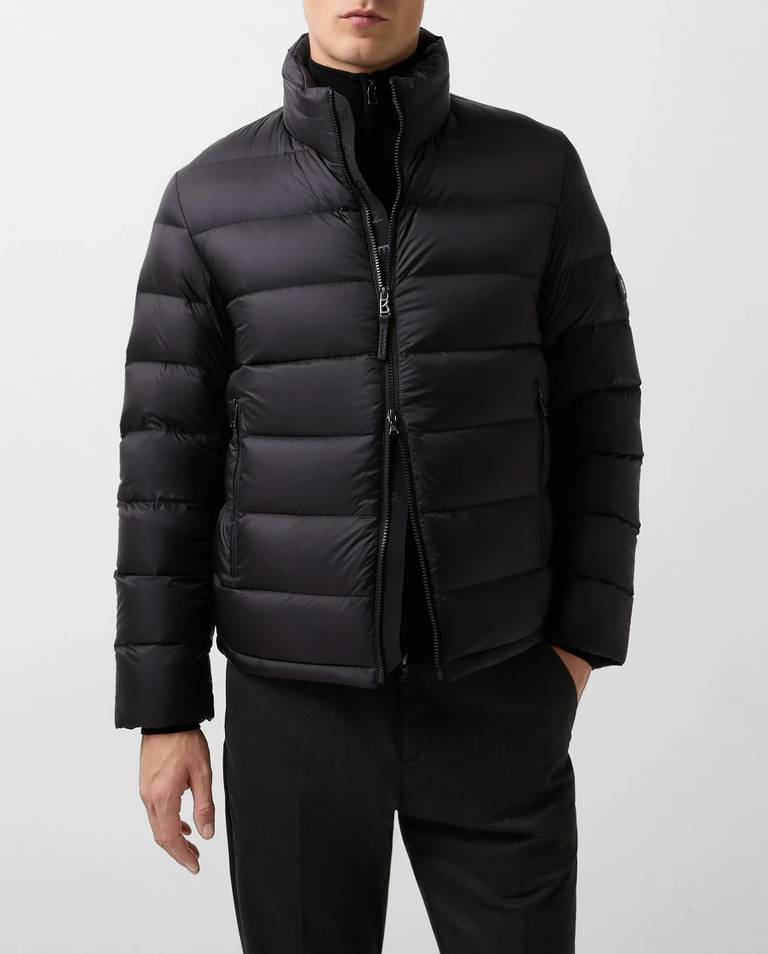 Czarna kurtka puchowa Hugh