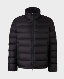 Czarna kurtka puchowa Hugh - Image #1