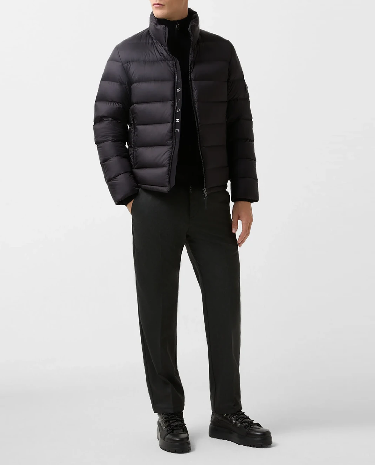 Czarna kurtka puchowa Hugh - Image #2