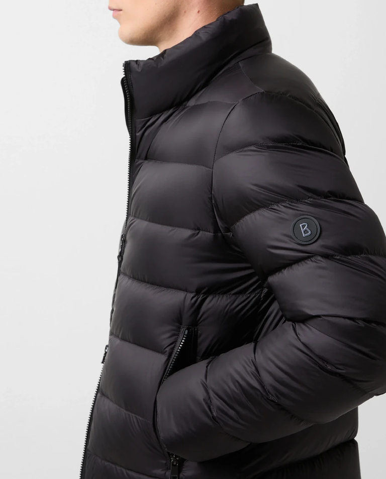 Czarna kurtka puchowa Hugh - Image #6