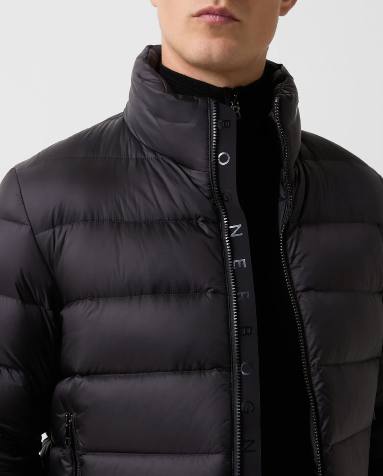 Czarna kurtka puchowa Hugh - Image #7
