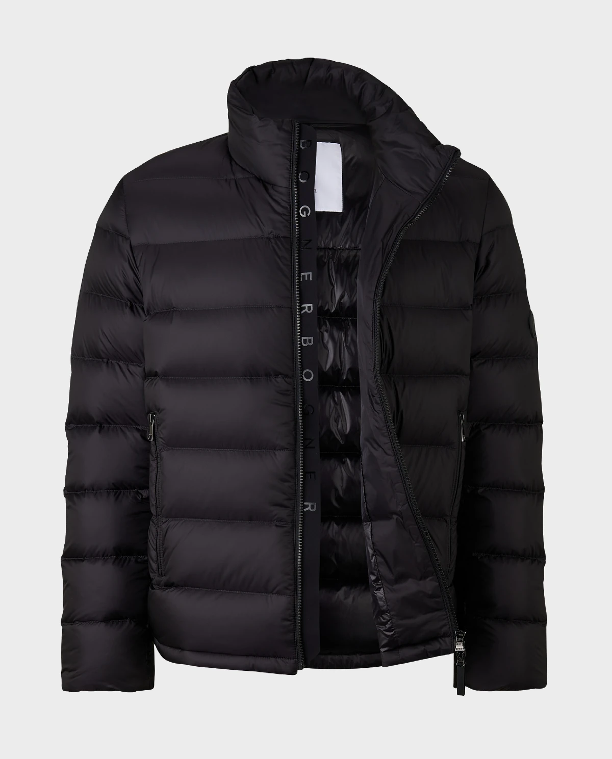 Czarna kurtka puchowa Hugh - Image #8