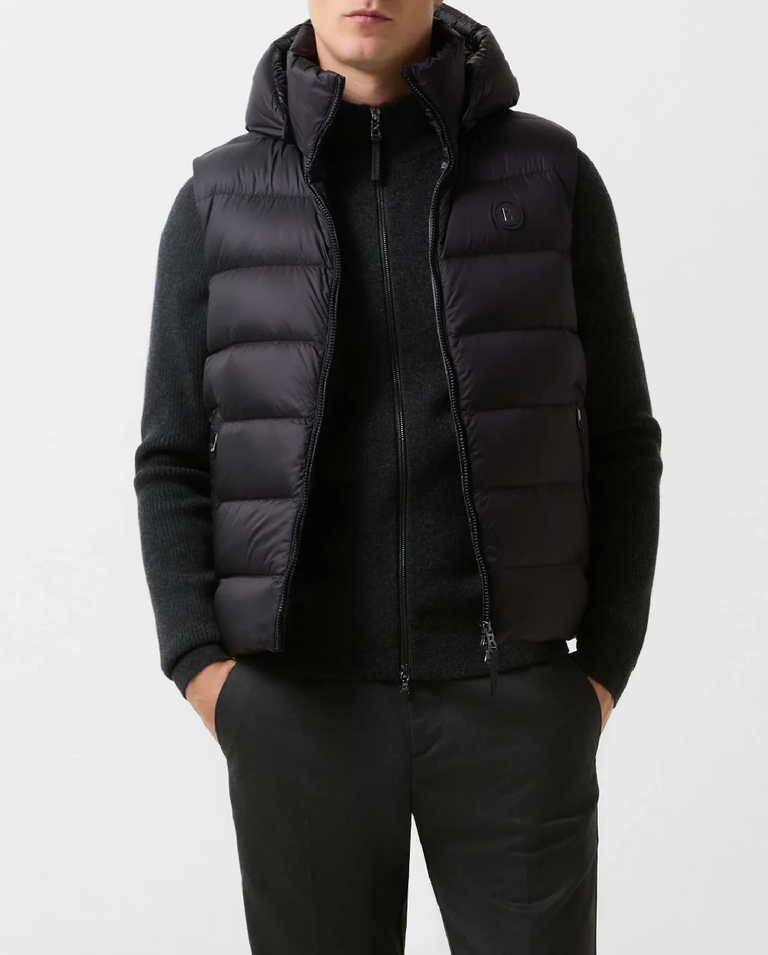 Czarna kamizelka puchowa Holger