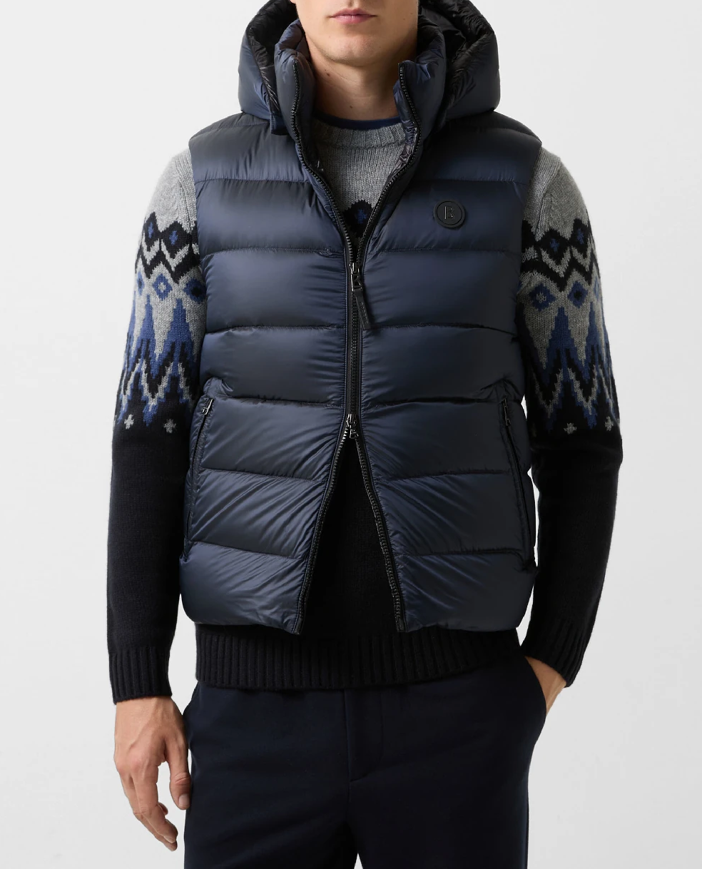 Granatowa kamizelka puchowa Holger - Image #0