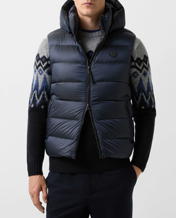 Granatowa kamizelka puchowa Holger - Image #0