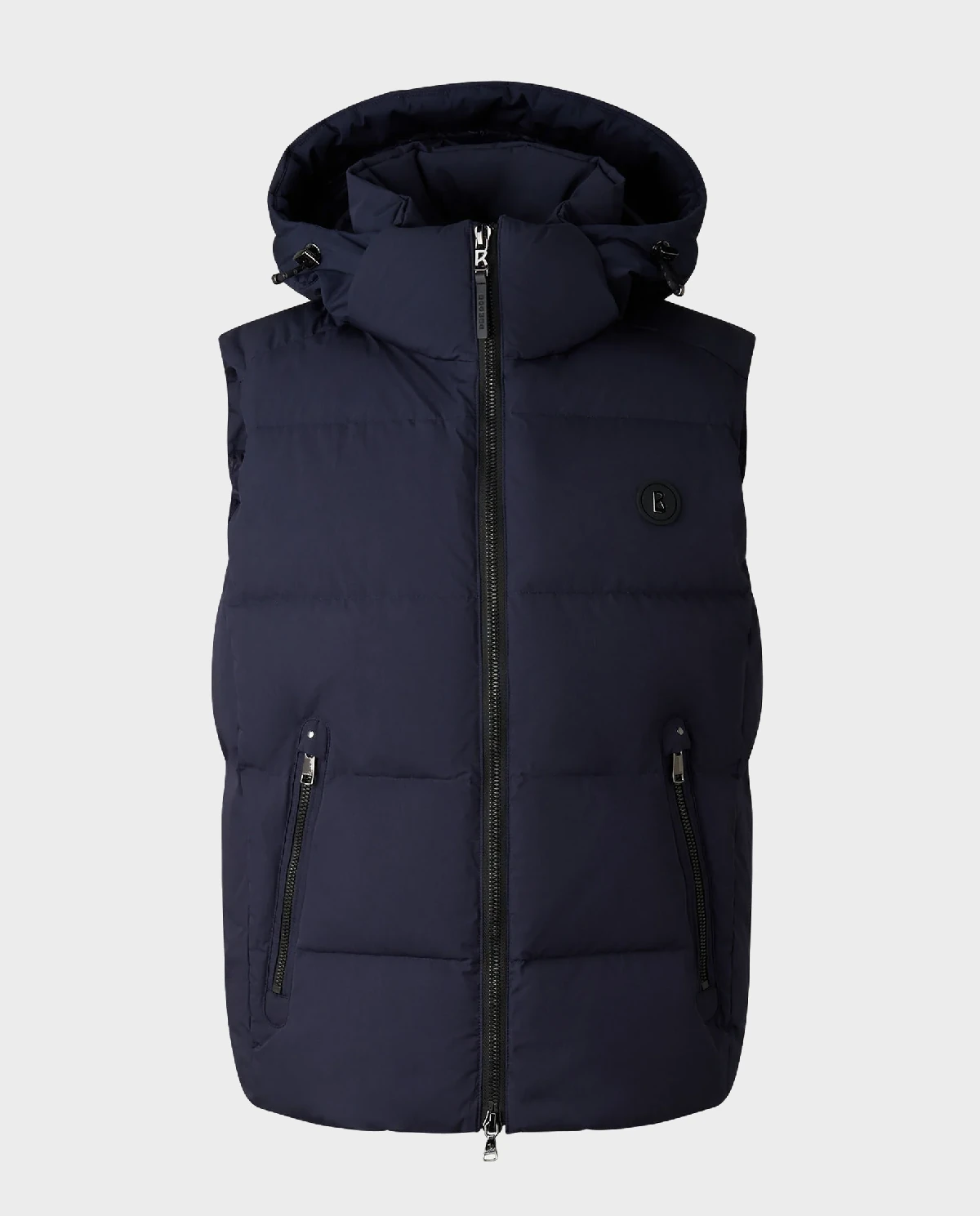 Granatowy puchowy bezrękawnik Jimmy - Image #1