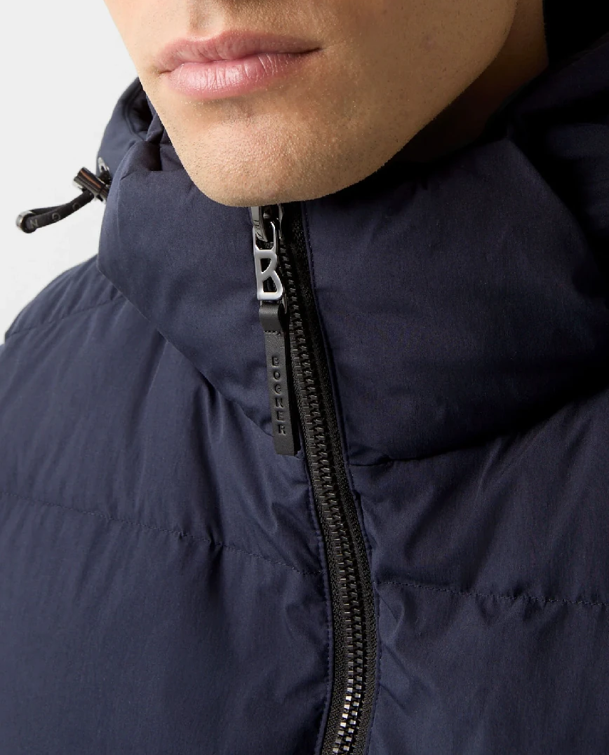 Granatowy puchowy bezrękawnik Jimmy - Image #6