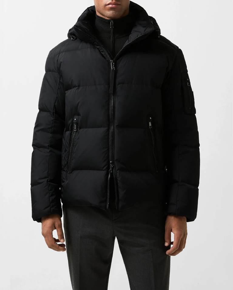Czarna kurtka puchowa Jamy