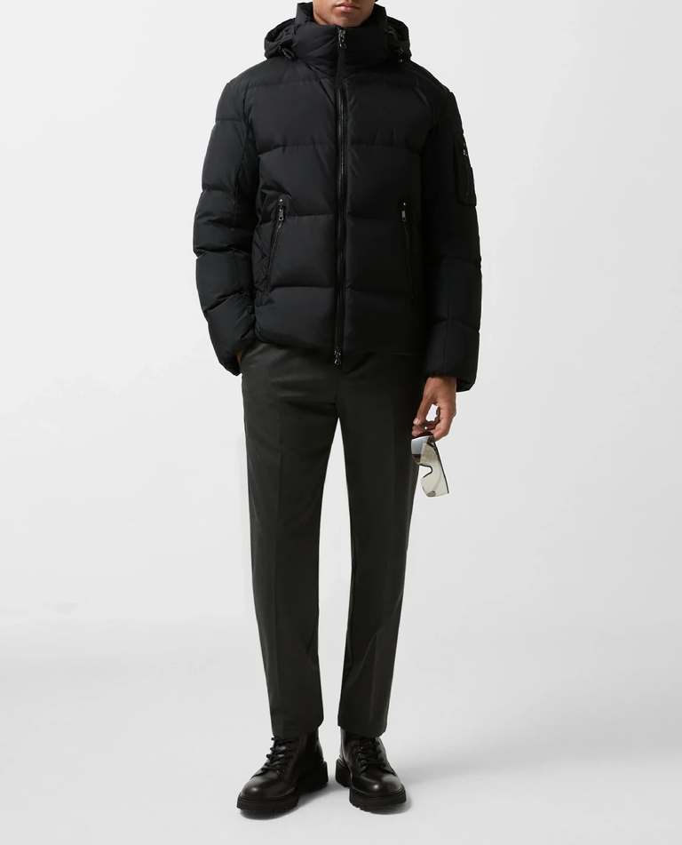 Czarna kurtka puchowa Jamy - Image #2