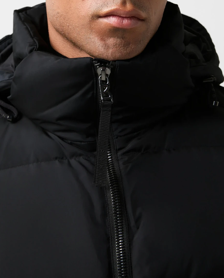 Czarna kurtka puchowa Jamy - Image #5