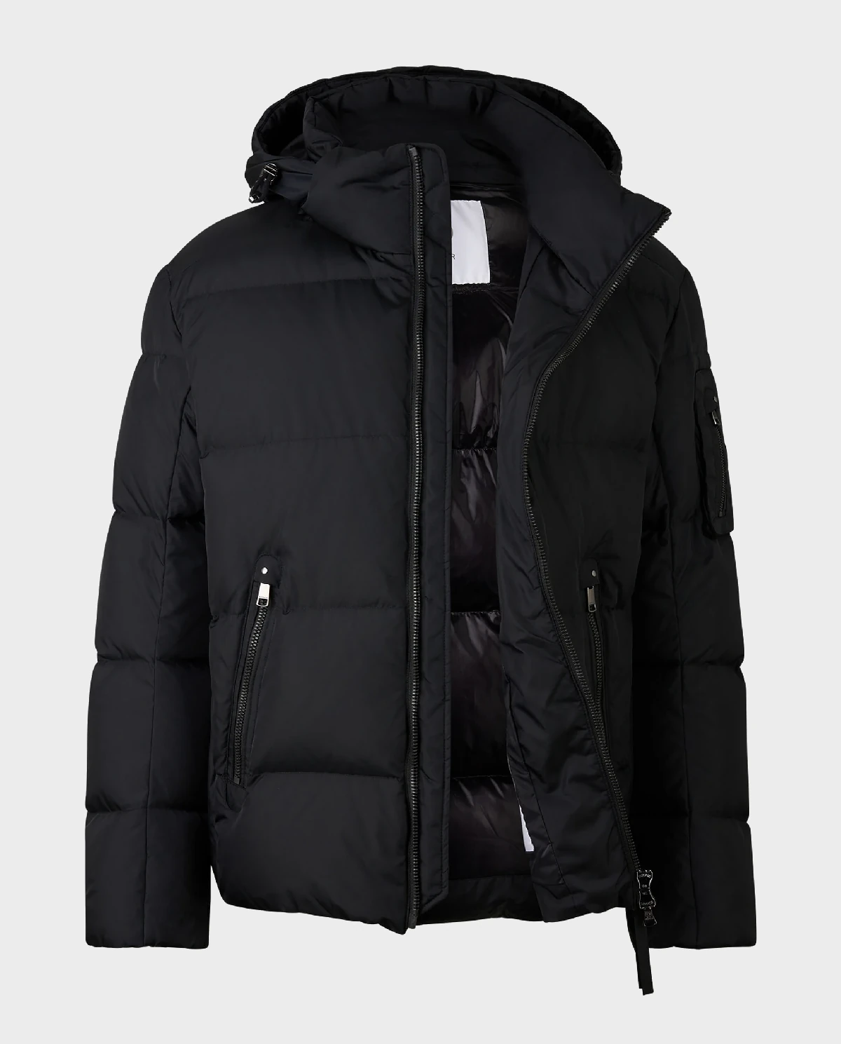 Czarna kurtka puchowa Jamy - Image #8