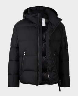 Czarna kurtka puchowa Jamy - Image #8