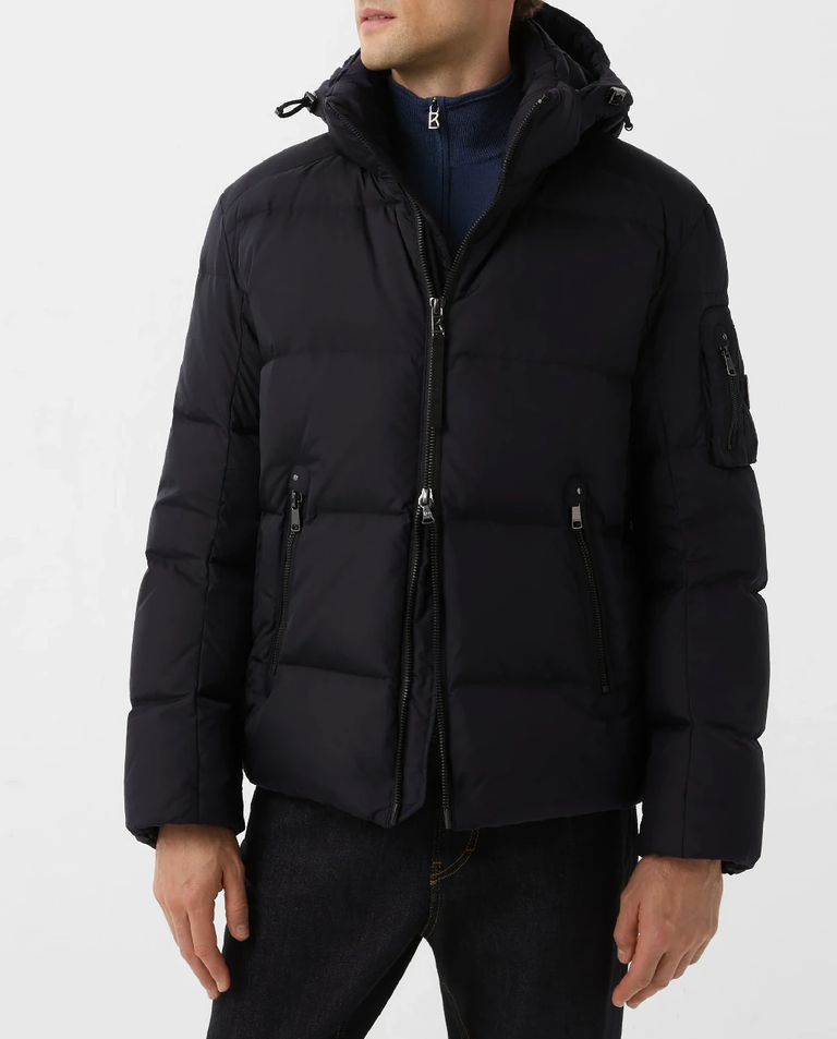 Granatowa kurtka puchowa Jamy