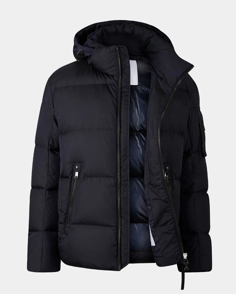 Granatowa kurtka puchowa Jamy - Image #8