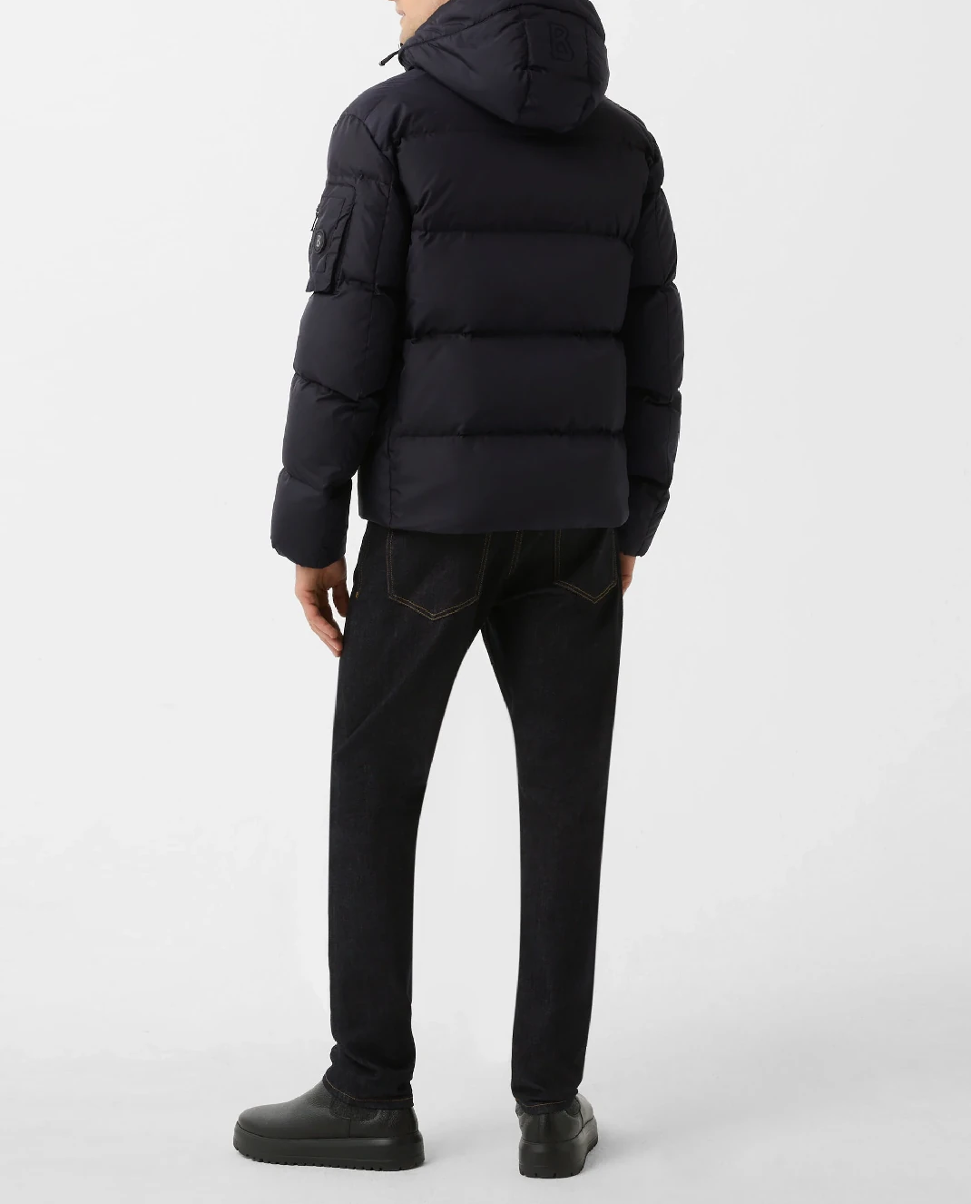 Granatowa kurtka puchowa Jamy - Image #3