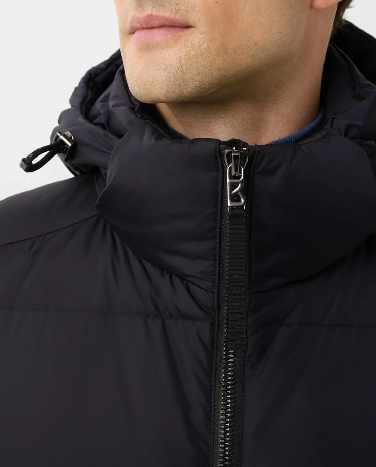 Granatowa kurtka puchowa Jamy - Image #5