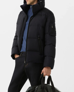 Granatowa kurtka puchowa Jamy - Image #7