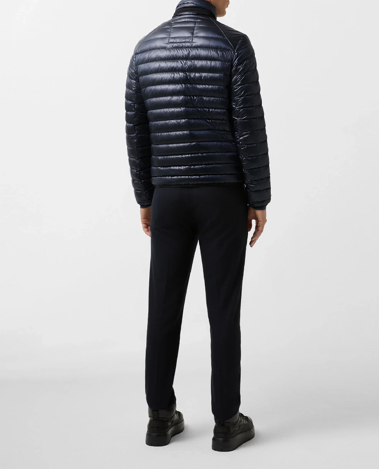 Granatowa pikowana kurtka Liman - Image #3