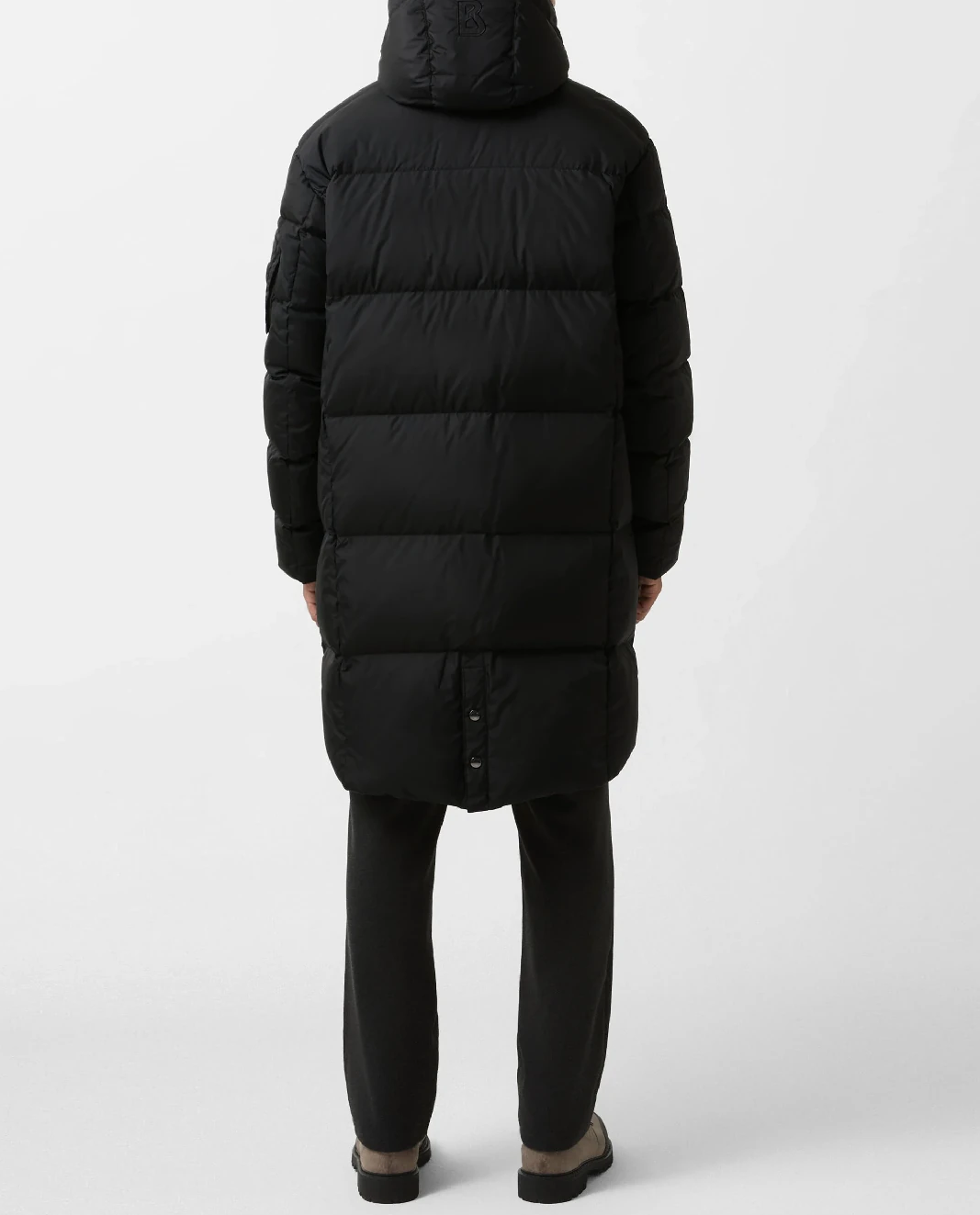 Czarny płaszcz puchowy Erico - Image #3