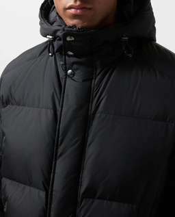 Czarny płaszcz puchowy Erico - Image #4