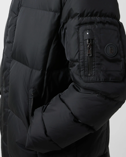 Czarny płaszcz puchowy Erico - Image #7