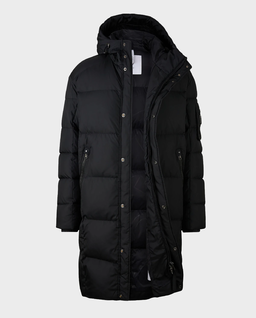 Czarny płaszcz puchowy Erico - Image #8