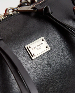 Czarna skórzana torba Vittoria - Image #8