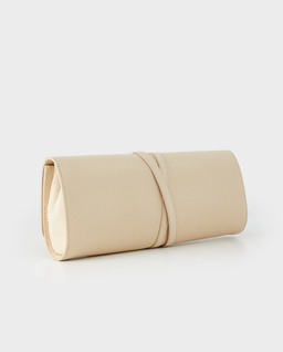 Kremowa kopertówka z paskiem - Image #2