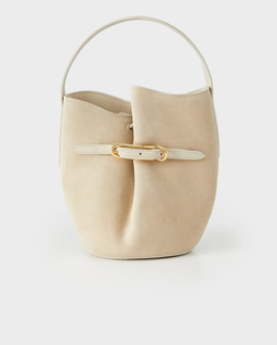 Beżowa torebka Bucket Bag - Image #0