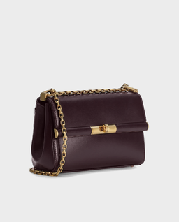 Burgundowa skórzana torebka Marlene Mini - Image #3