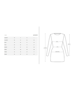 Niebieska dzianinowa sukienka mini w kratkę - Image #5