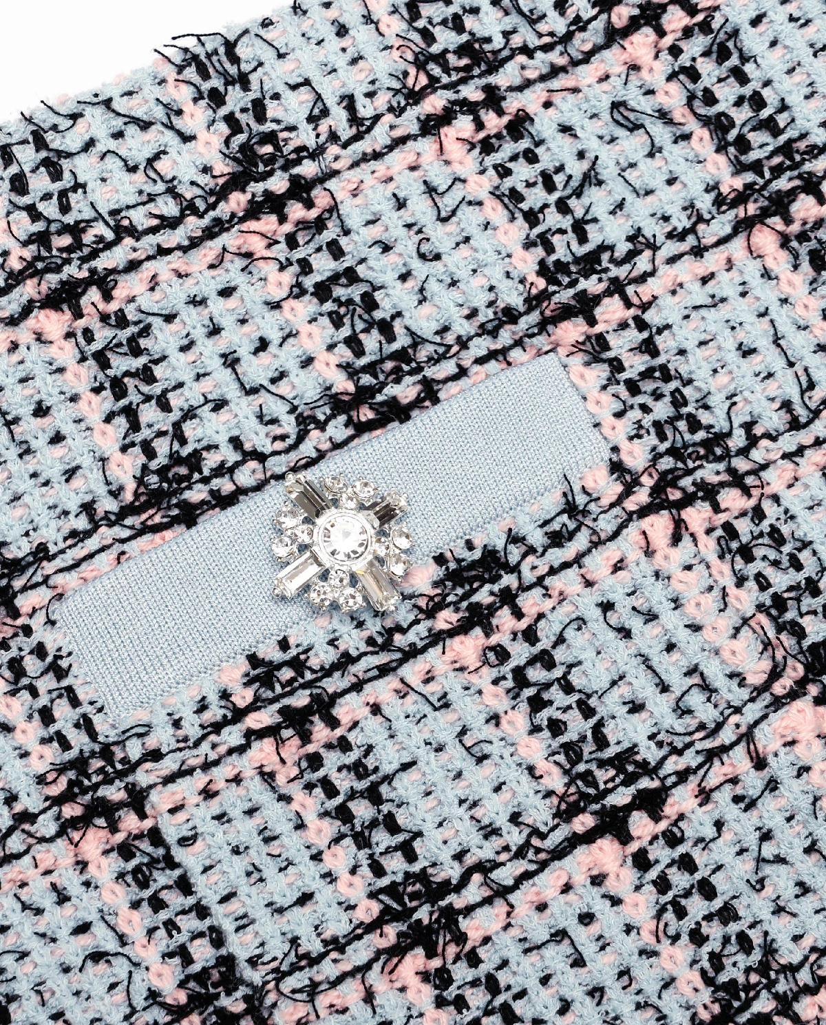 Niebieska spódnica w kratkę - Image #4