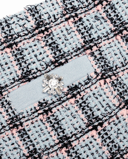 Niebieska spódnica w kratkę - Image #4