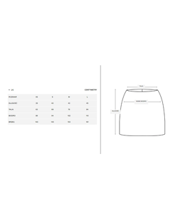 Niebieska spódnica w kratkę - Image #5