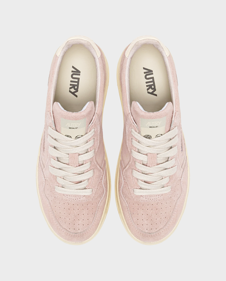 Różowe skórzane sneakersy Medalist - Image #4