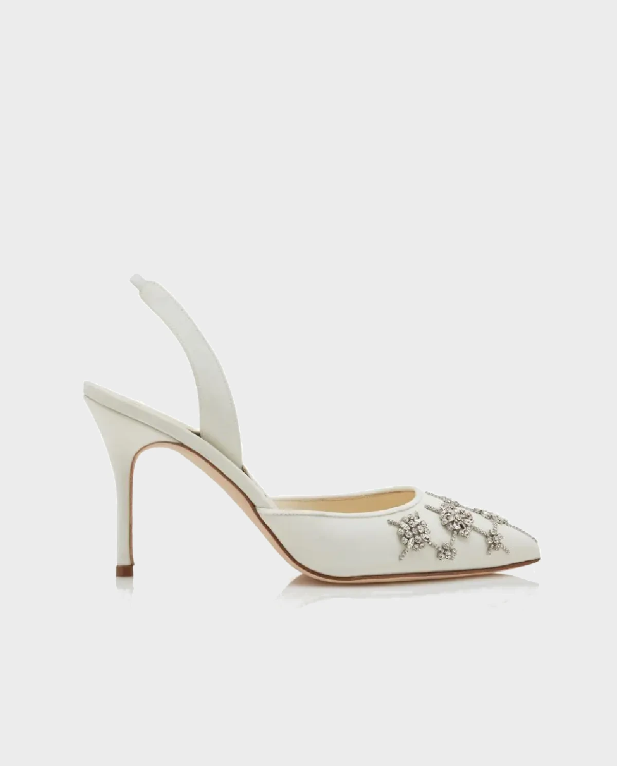 Białe czółenka Ralyne 90 - Image #0