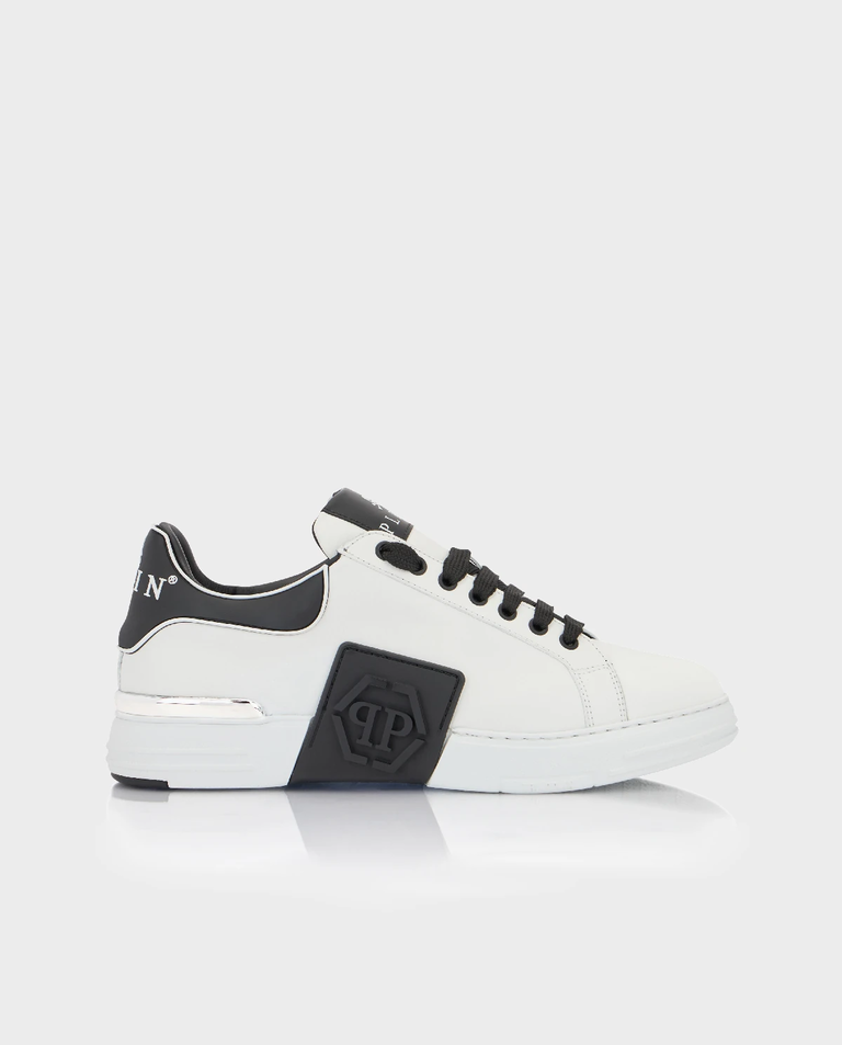 Biało-czarne sneakers Low-top Phantom Kick$