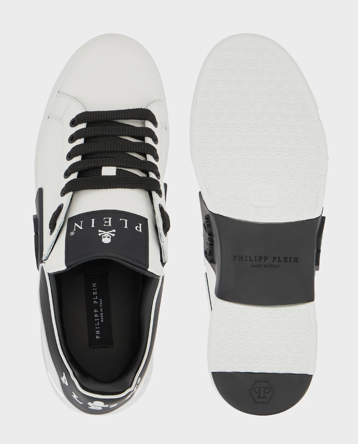 Biało-czarne sneakers Low-top Phantom Kick$ - Image #5