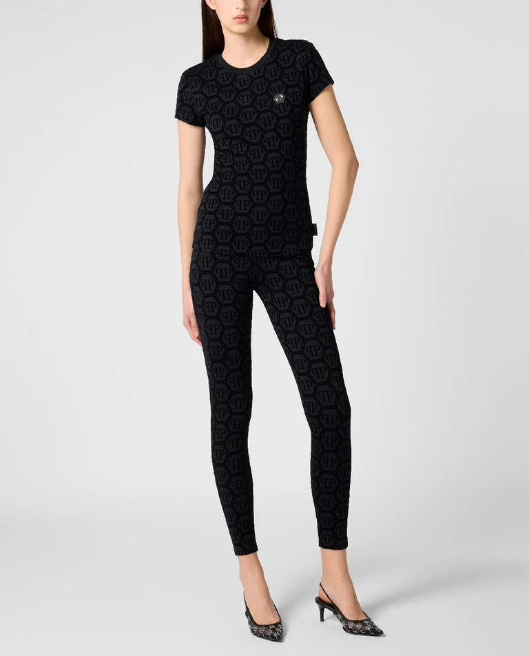 Czarne leginsy Monogram - Image #2