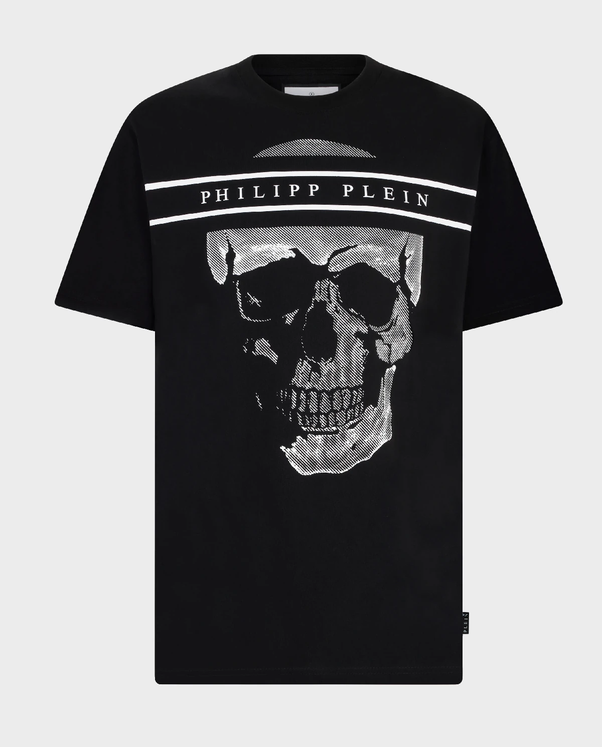 Czarna koszulka Skull Logo Line - Image #1