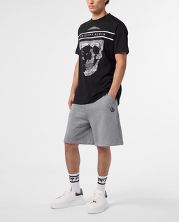 Czarna koszulka Skull Logo Line - Image #2