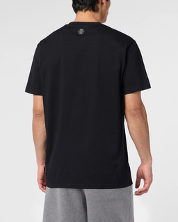 Czarna koszulka Skull Logo Line - Image #3