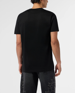 Czarny bawełniany t-shirt Basic - Image #3