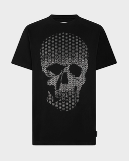 Czarna koszulka Skull Strass - Image #1