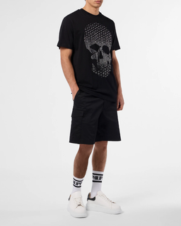Czarna koszulka Skull Strass - Image #2